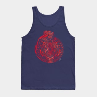 crimson quetzalcoatl ecopop teotihuacan serpent dragon art Tank Top